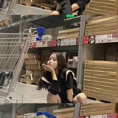 黑白模特
