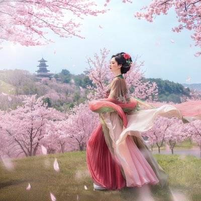 汉服模特