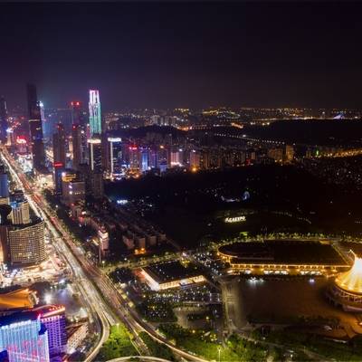 夜景模特