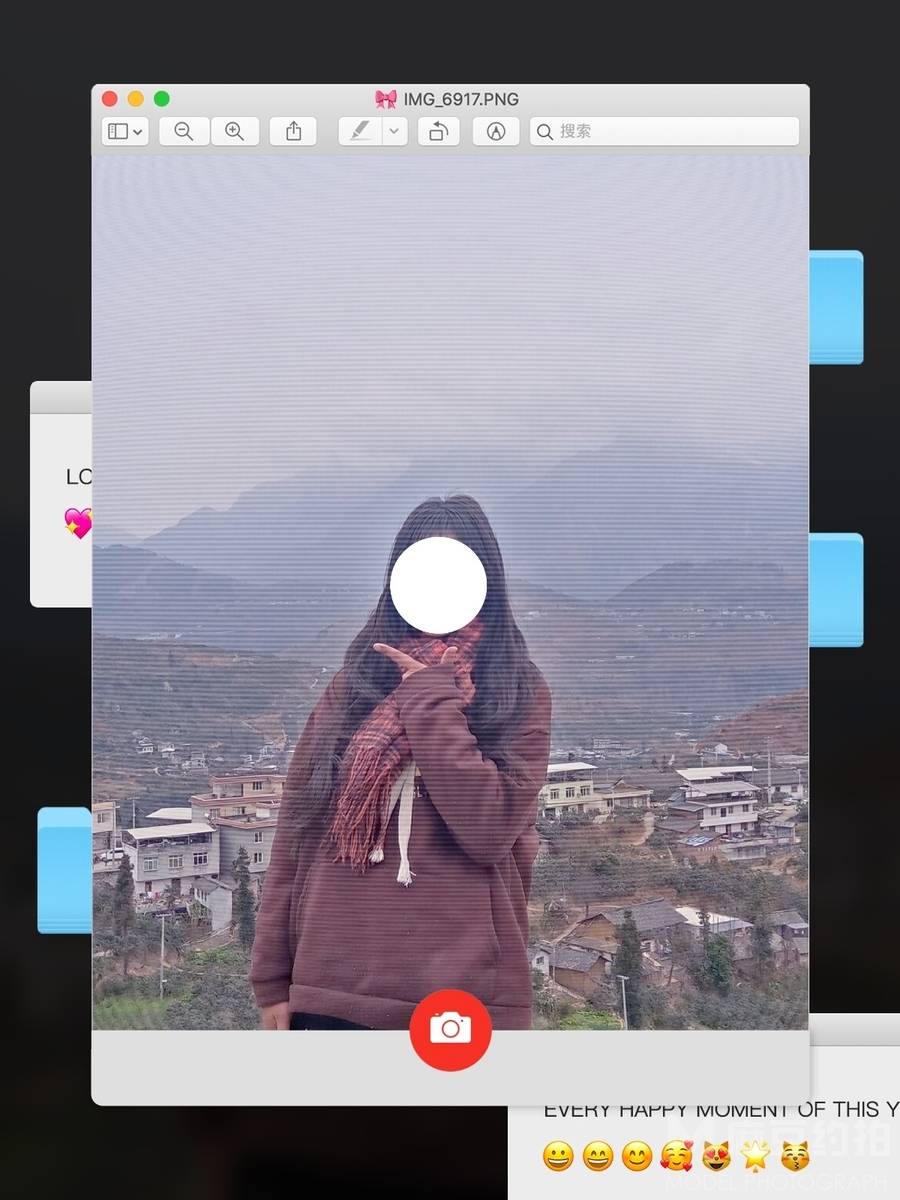 胶片模特