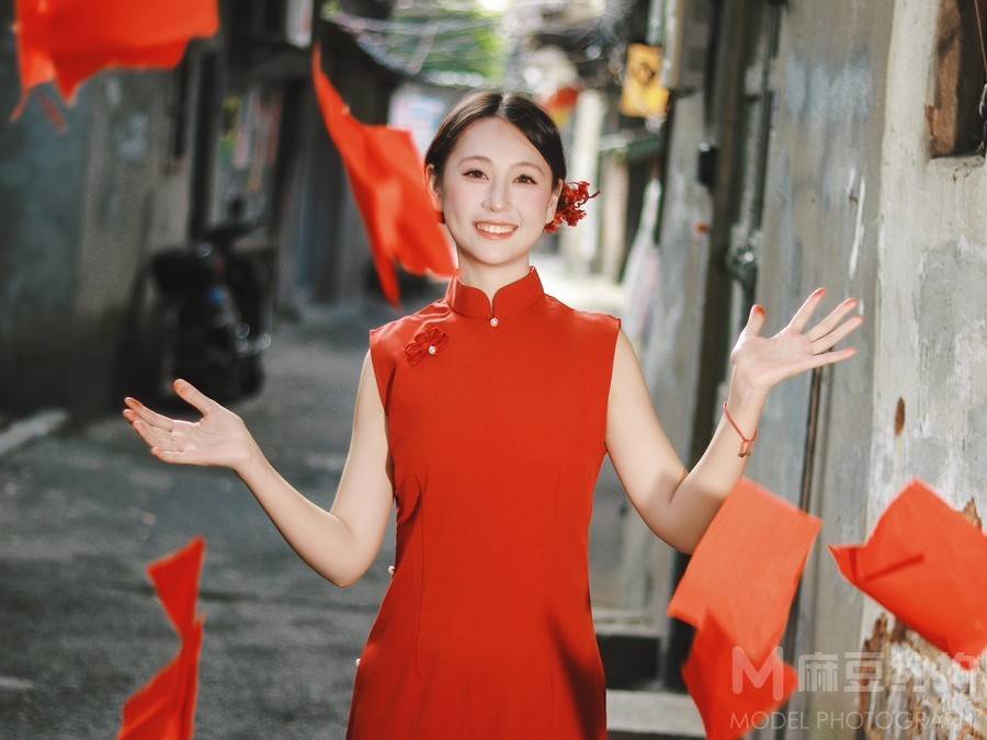 旗袍模特