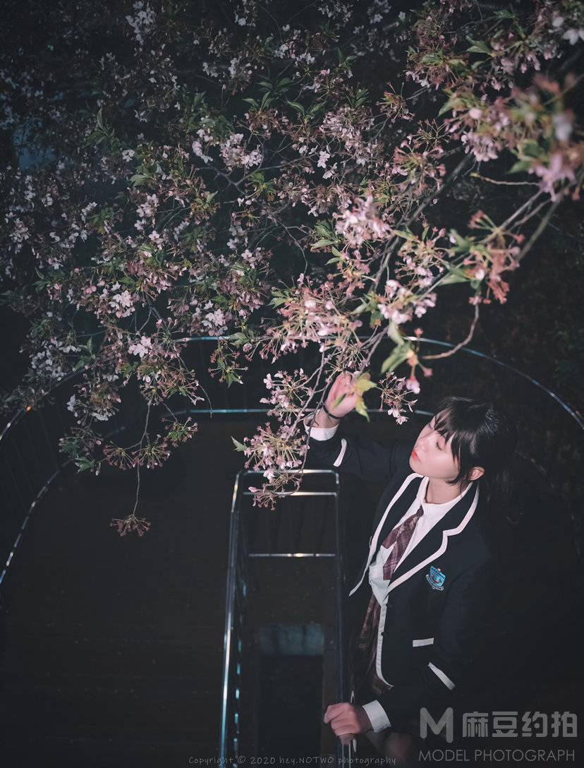 夜景模特