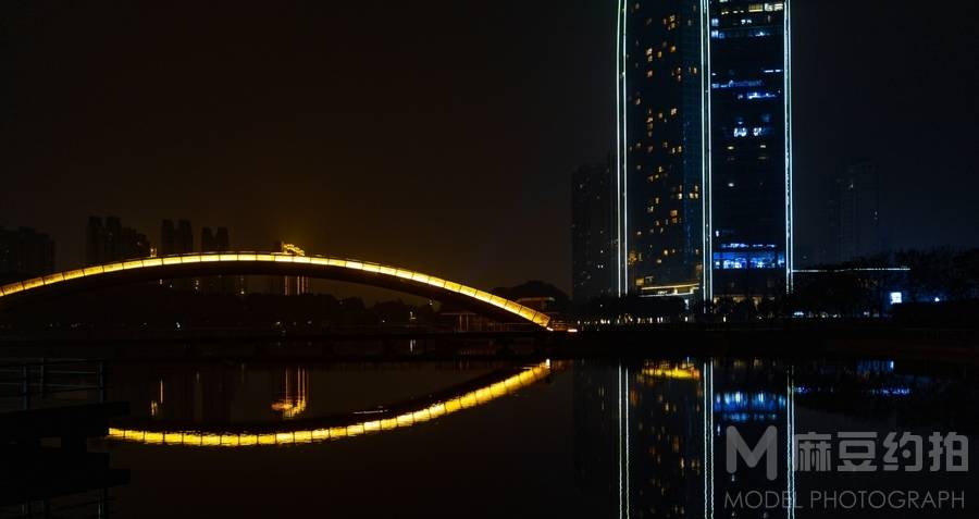 夜景模特