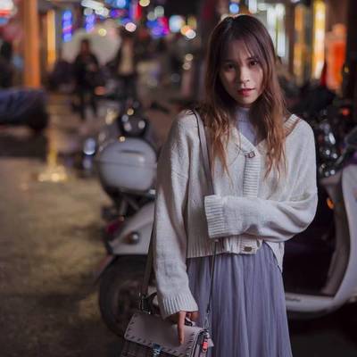 夜景模特