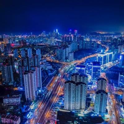 夜景模特