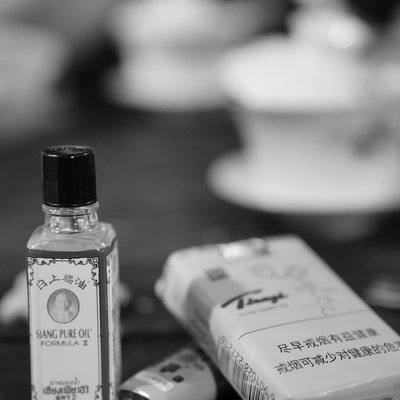 黑白模特
