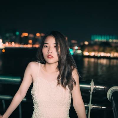 夜景模特