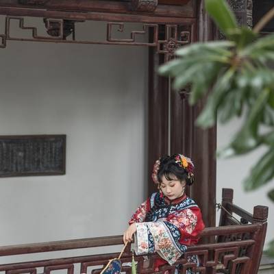 汉服模特