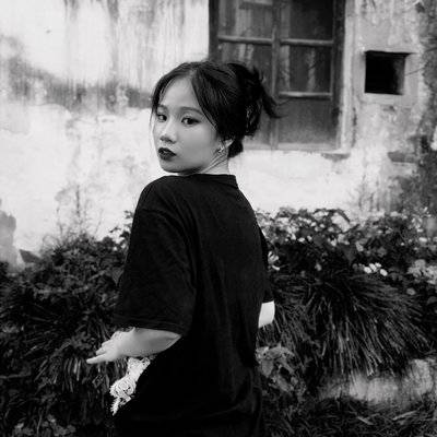 黑白模特