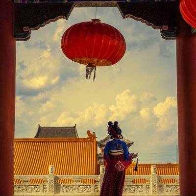 汉服模特