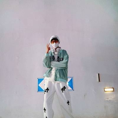 黑白模特