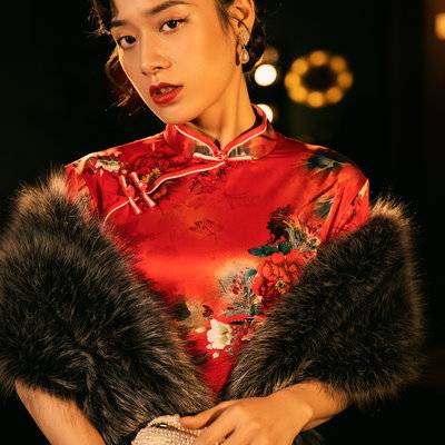 旗袍模特