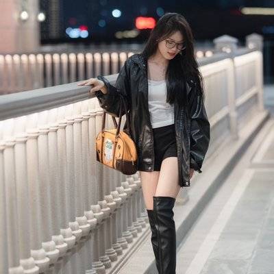 夜景模特