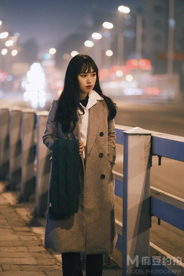 夜景模特