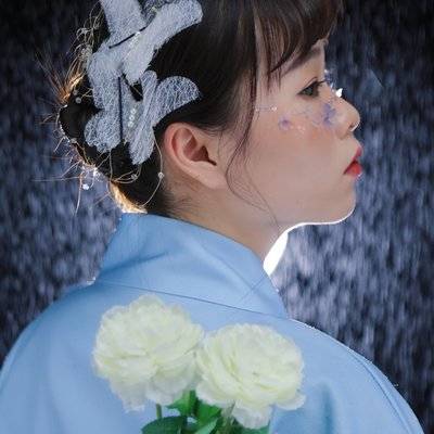 黑白模特