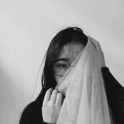黑白模特