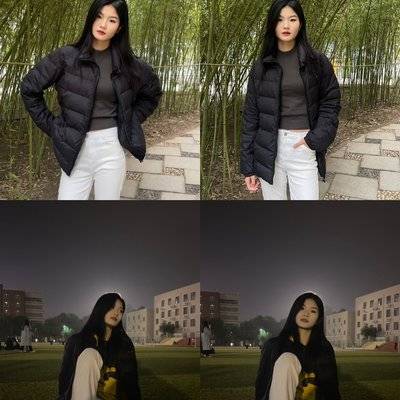 黑白模特