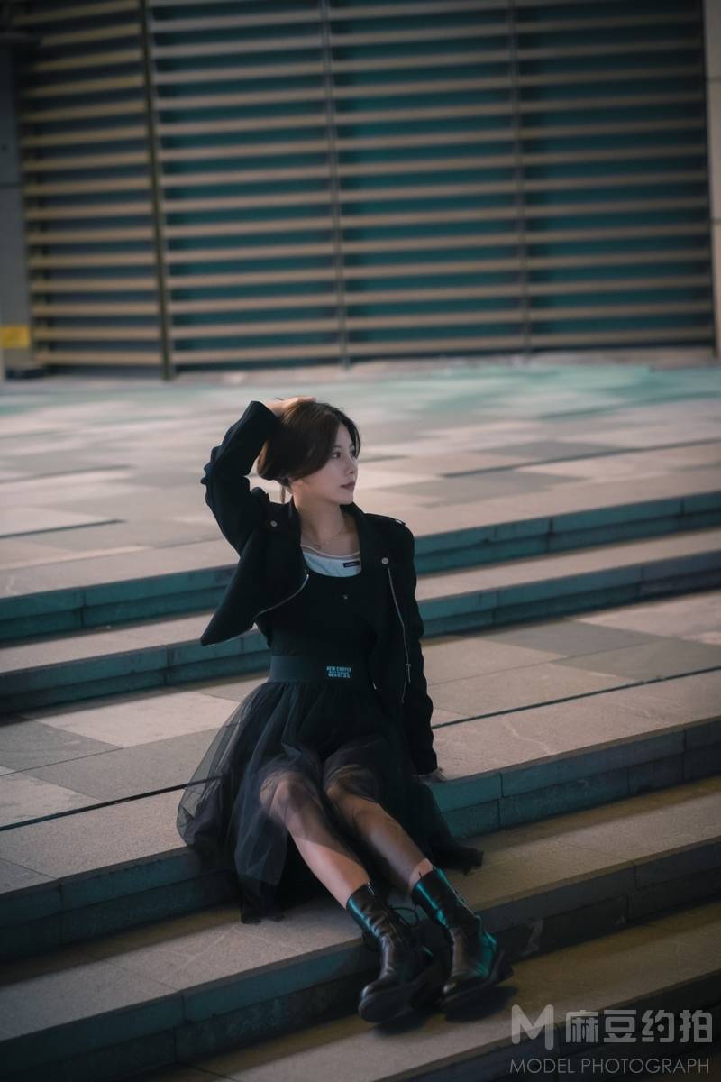 夜景模特