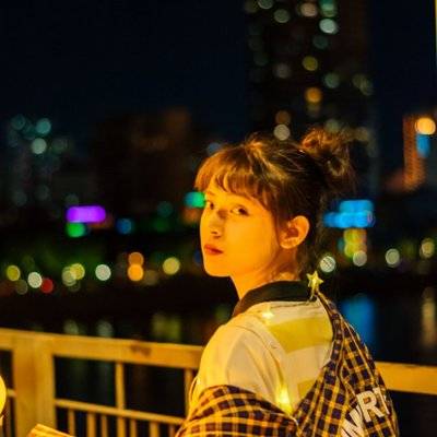 夜景模特
