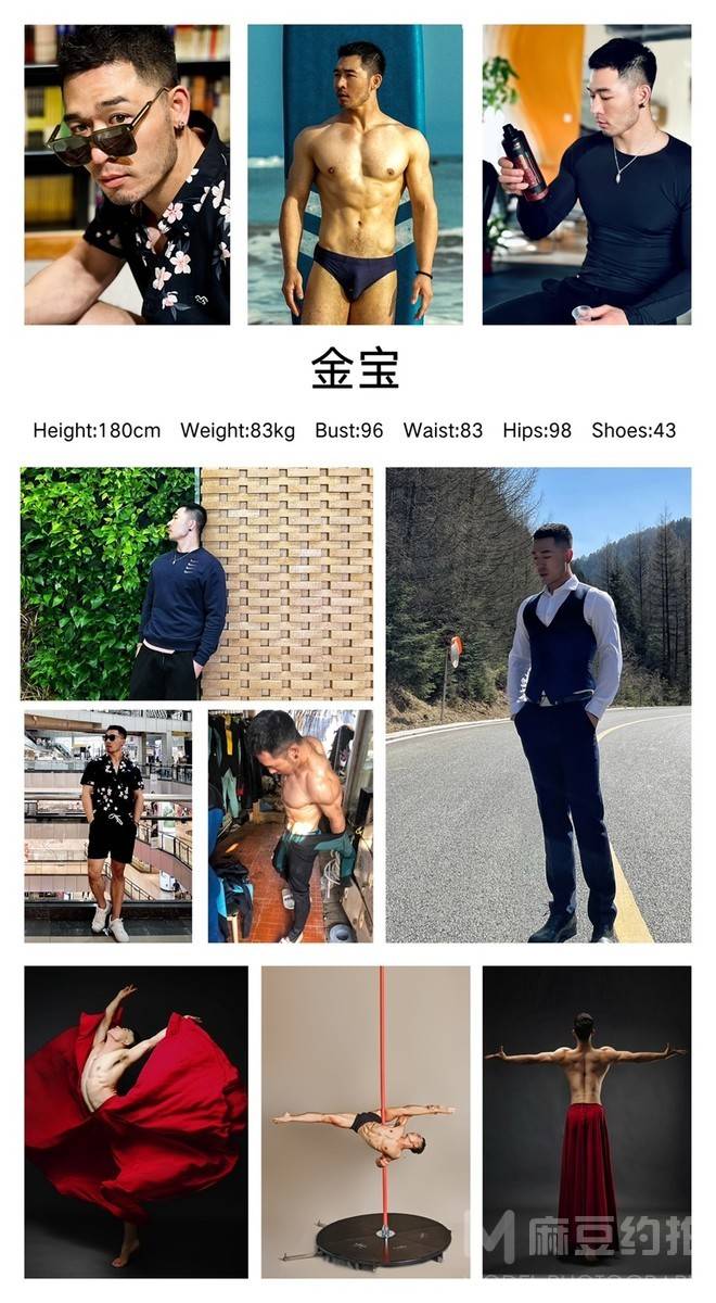 胶片模特