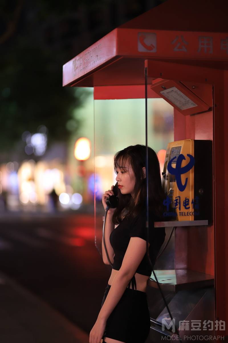 夜景模特