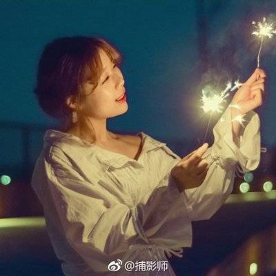 夜景模特