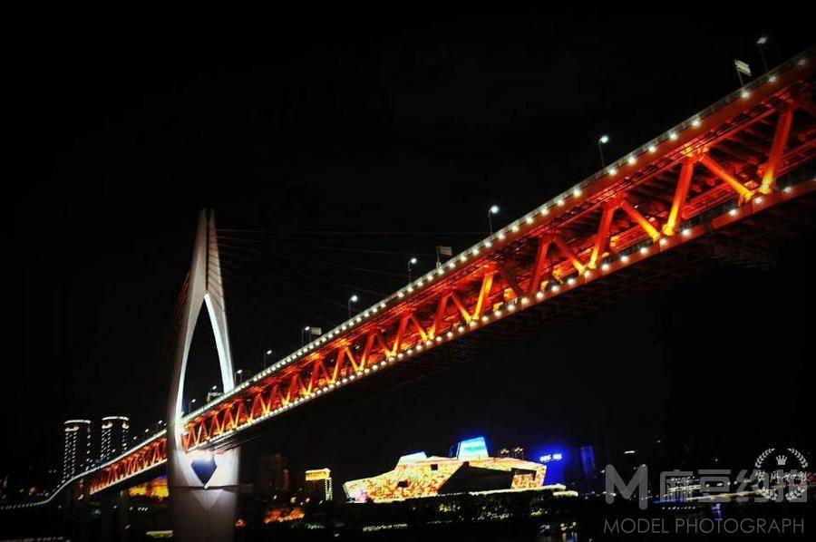 夜景模特