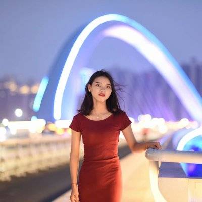 夜景模特