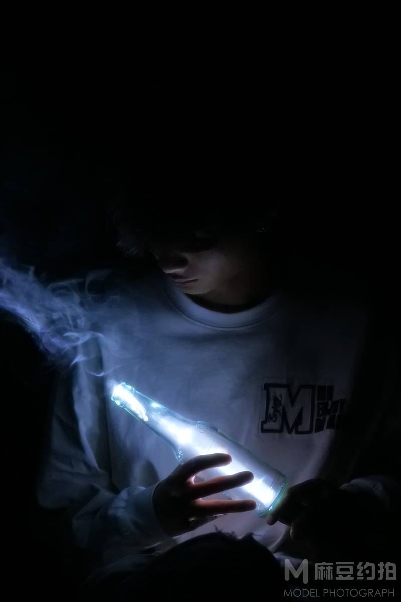 黑白模特
