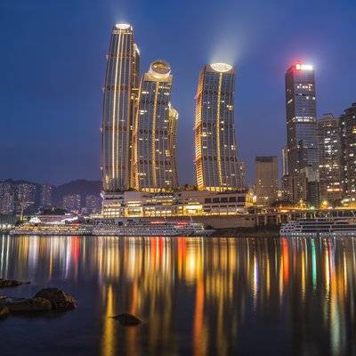 夜景模特