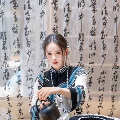 黑白模特