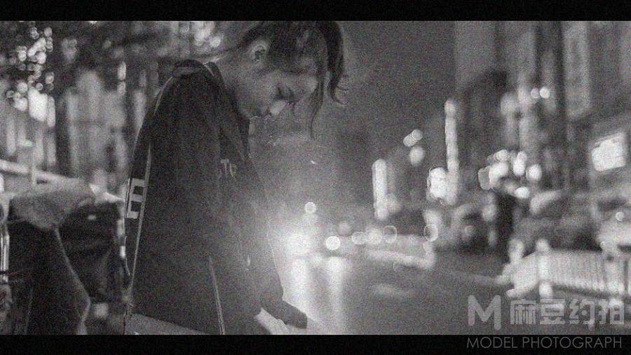 夜景模特