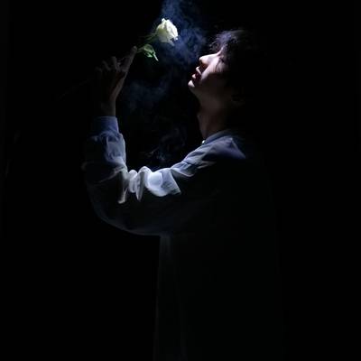 黑白模特