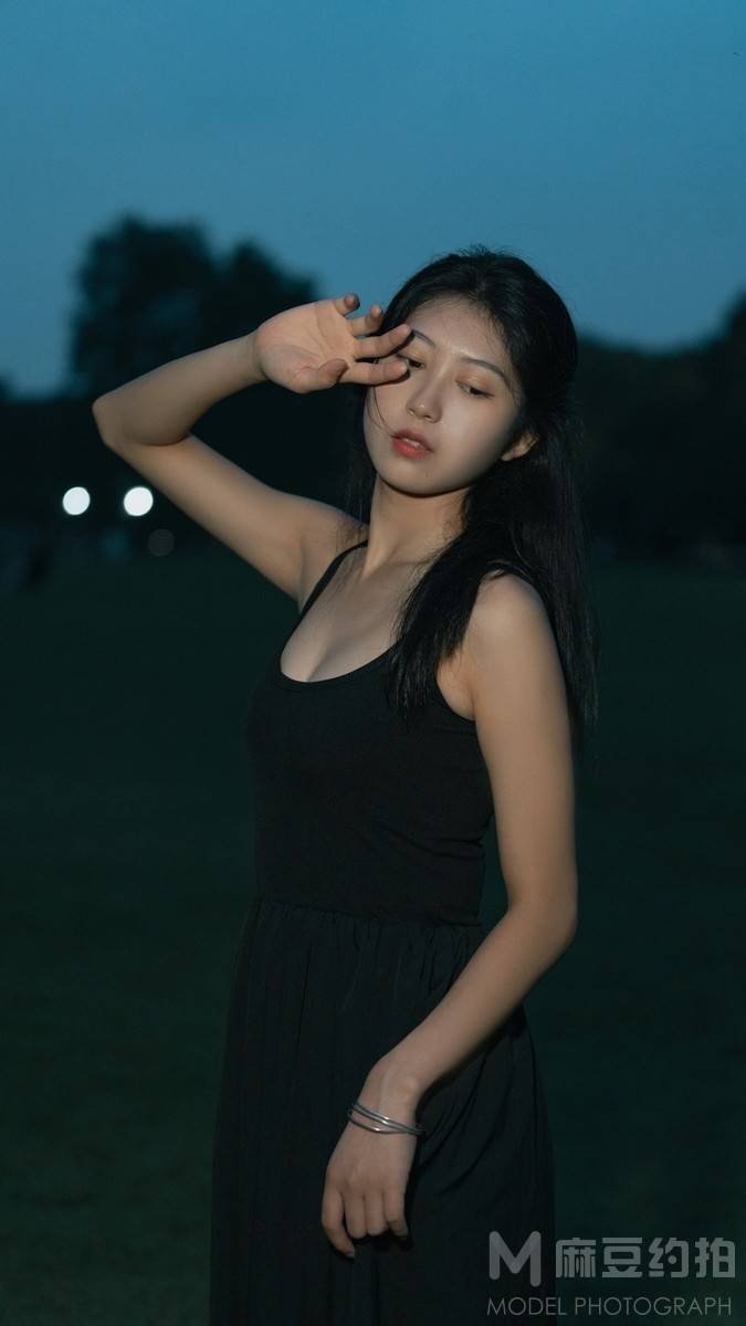 夜景模特