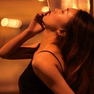 黑白模特