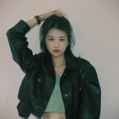 黑白模特