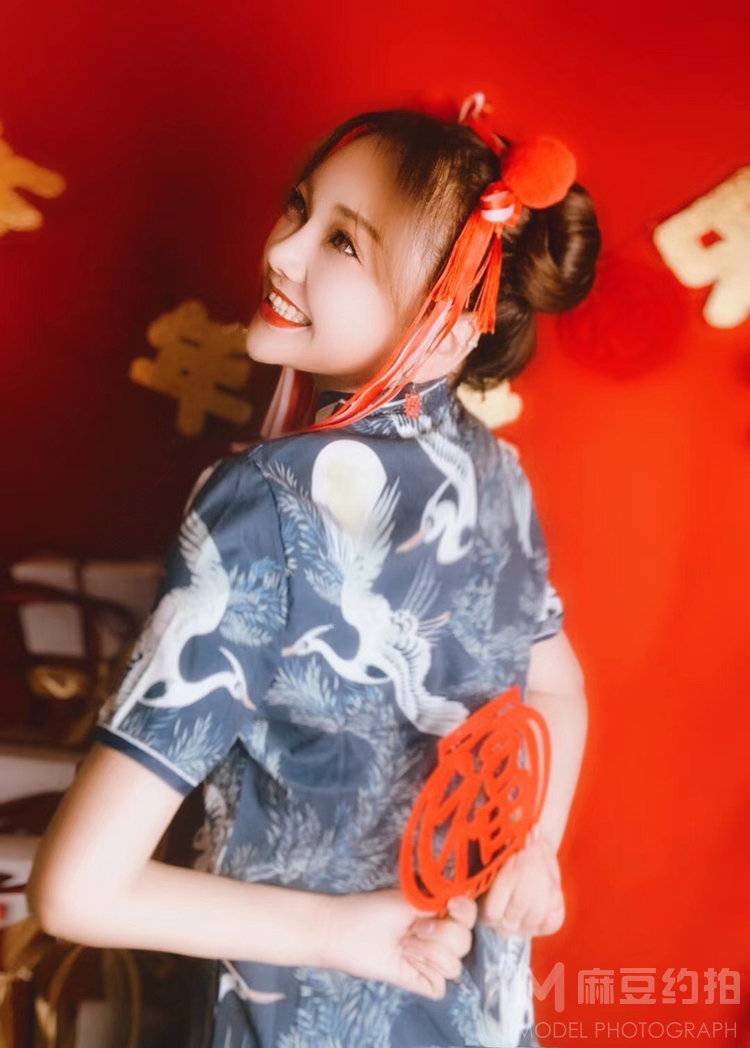 黑白模特