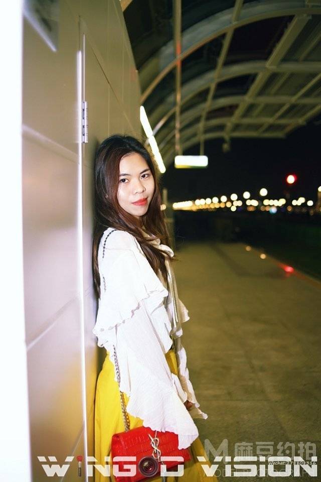 夜景模特