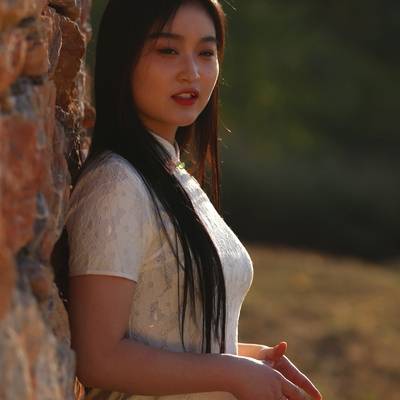 黑白模特