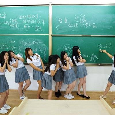 校园模特
