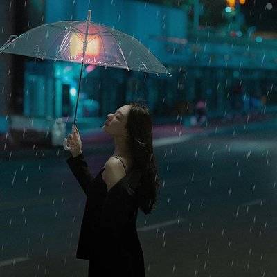 夜景模特