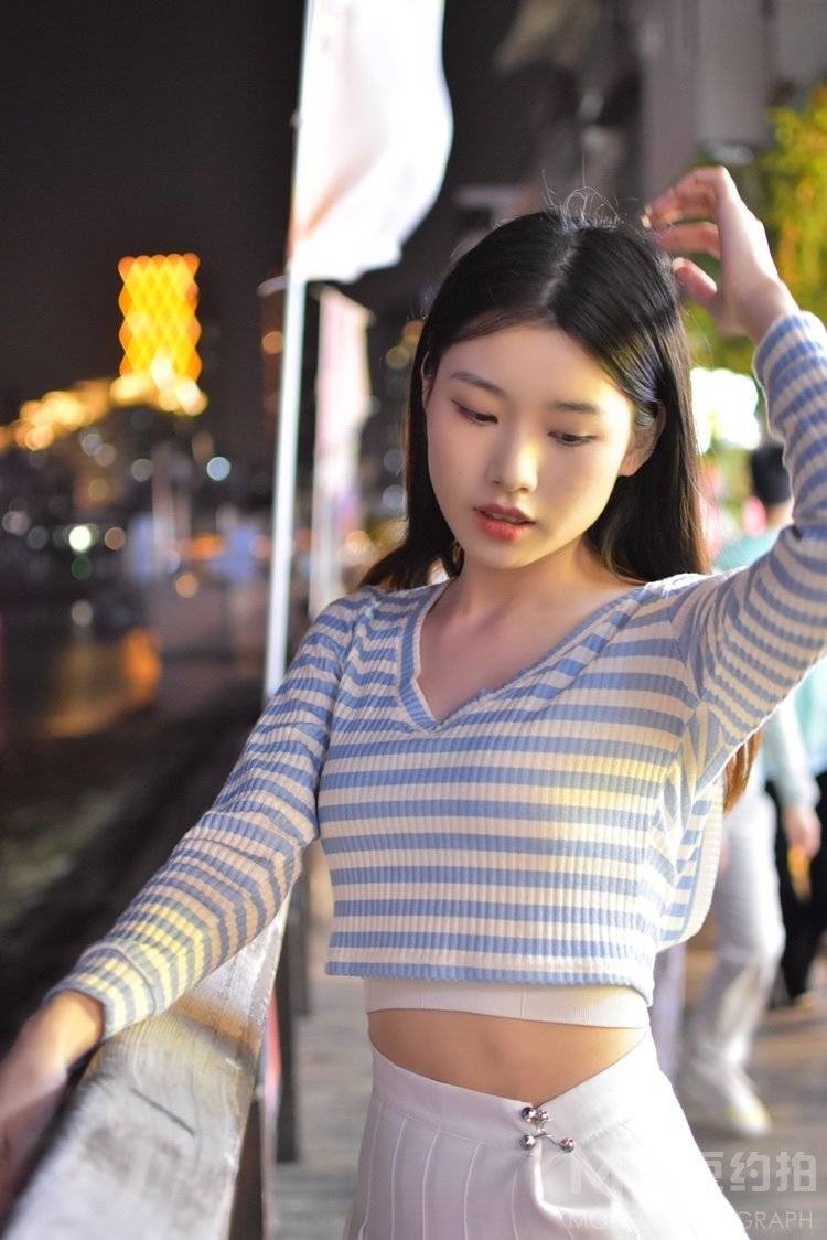 夜景模特