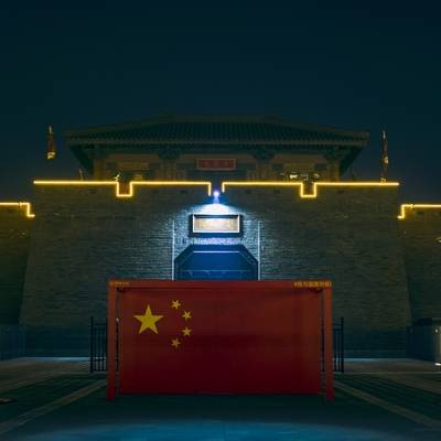 夜景模特