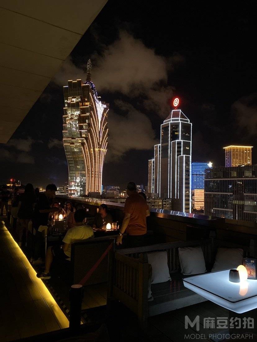 夜景模特