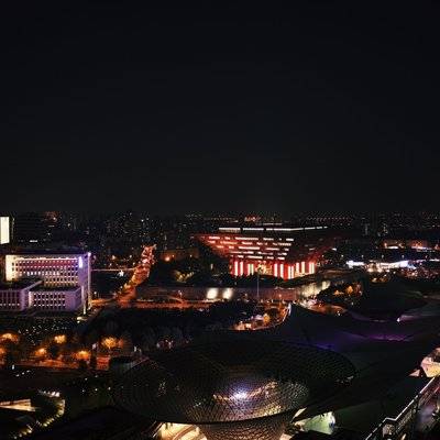 夜景模特