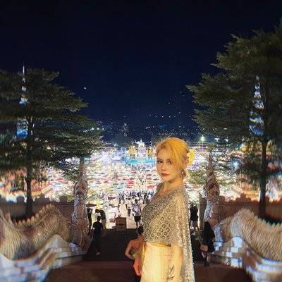 夜景模特