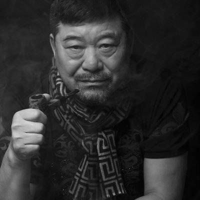 黑白模特