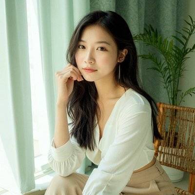 黑白模特