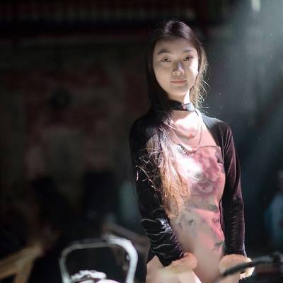 黑白模特