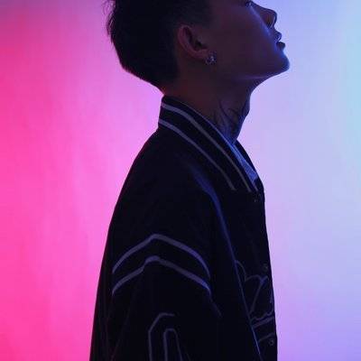 黑白模特